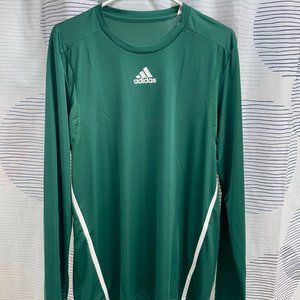 (NEW) Adidas Team Issue Long Sleeve Jersey Men - Forest Green (Medium)